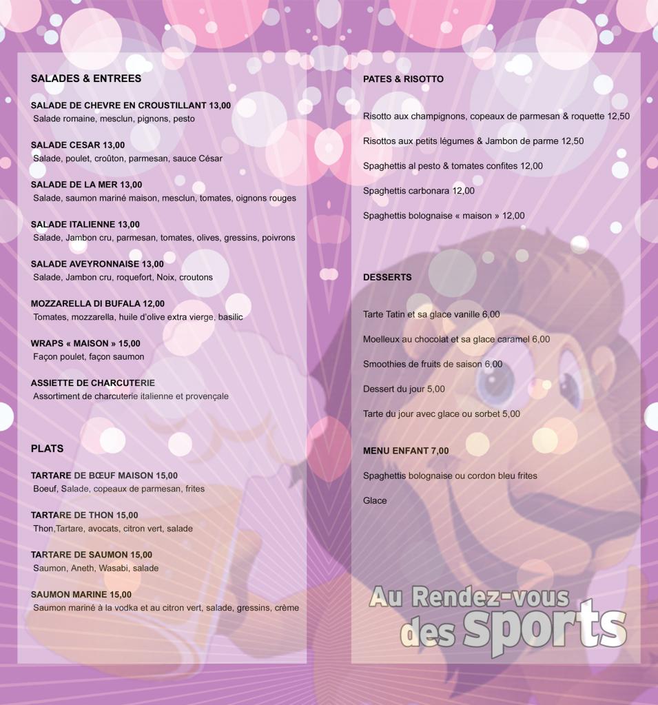 Exemple menu