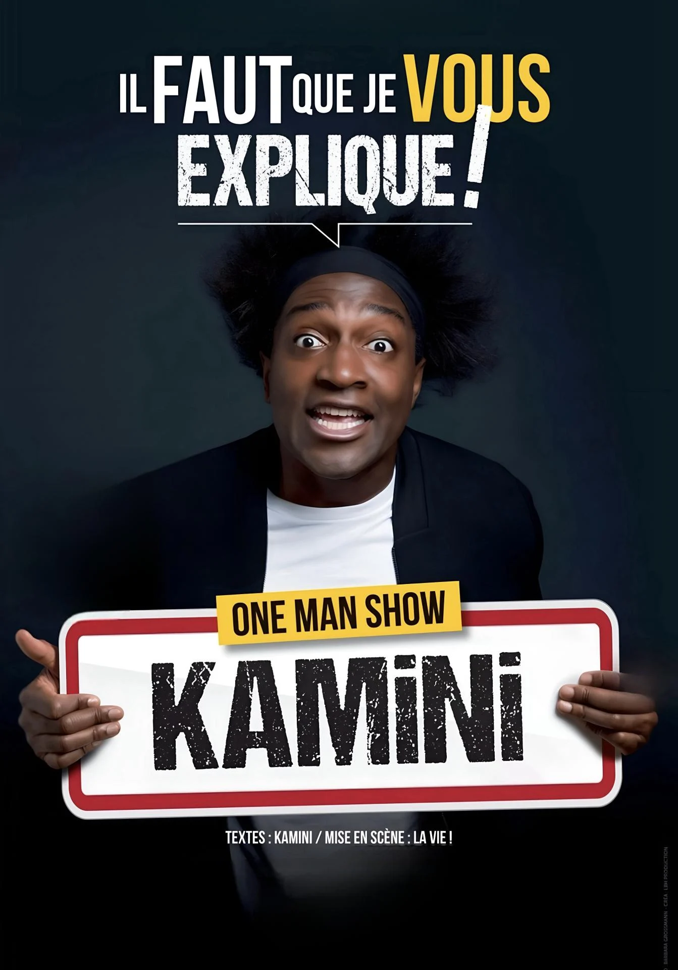 01 kamini affiche one man show